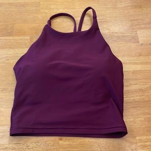 Small maroon athletic tank top. Excellent condition